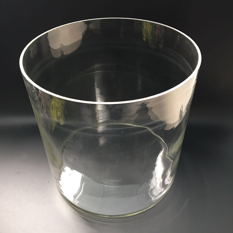 。玻璃水槽00*00mm圆形玻璃缸 0cm*0cm 实验室用玻璃器皿玻璃管 - 图1