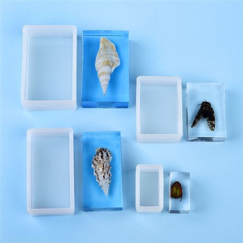 推荐Cuboid Cube Resin Mold Crystal Epoxy Silicone Mold DIY J-图1