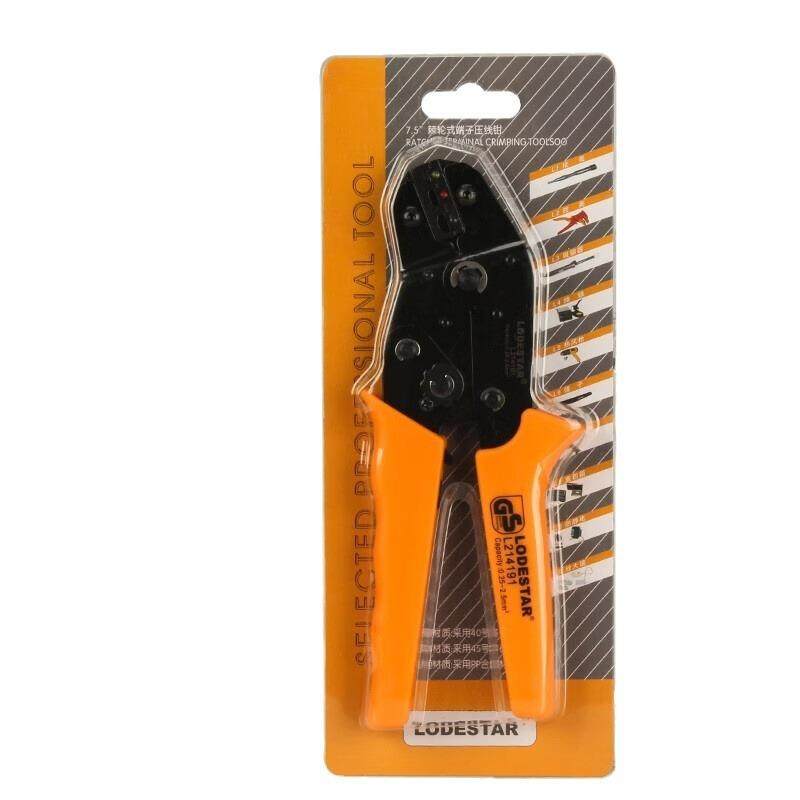 LODESTAR乐达L214191棘轮式绝缘端子多功能省力剥线网线压线钳,淘宝优惠券,粉丝福利购,淘宝优惠卷