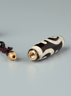 天珠嘎乌盒吊坠项坠藏传密宗用品可打开装经文噶乌盒纹理吊坠