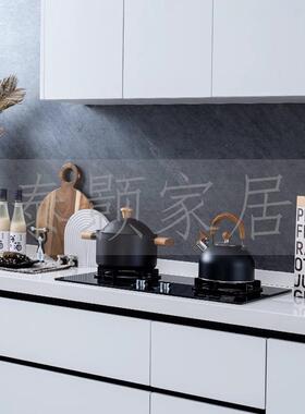 北欧极简样板房厨房橱柜软装饰品厨具仿真吐司面包花陈列摆件组合