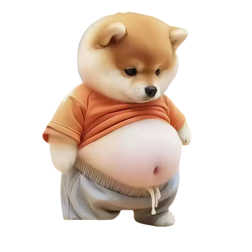 小狗人大肚皮捏捏乐可爱创意解压玩具小胖柴狗汽车防撞贴贴纸,淘宝优惠券,粉丝福利购,淘宝优惠卷