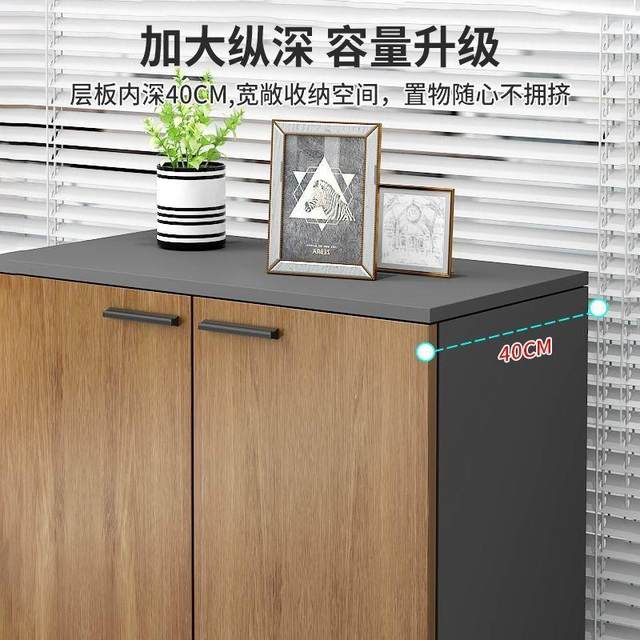 Internet celebrity file cabinet office file information cabinet storage cabinet storage bookcase flower tank cabinet wooden partition