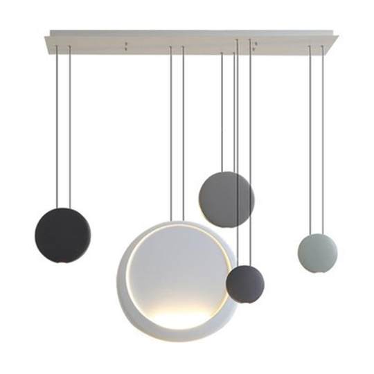 北后现代头个性创欧意简约三圆形吊灯客厅吧D1530台床头单头小餐