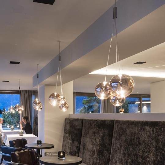 Dan Designer Model Room Restaurant Light Modern Simple Stair Bubble Wheat Hotel Lobby Decorative Glass WY-S1001