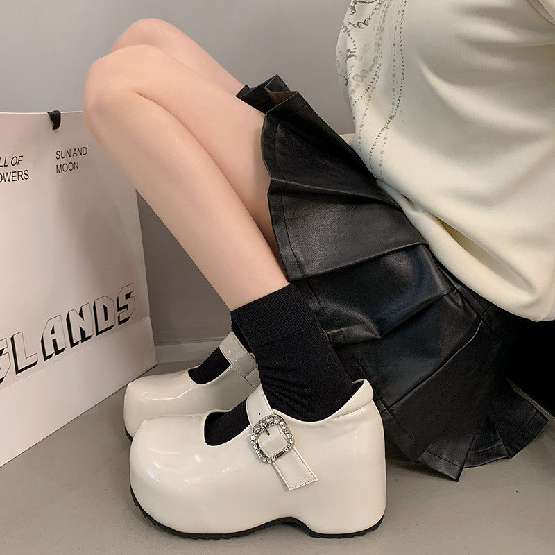 学院风时尚玛丽珍鞋女2026春季新款爆款内增高单鞋气质百搭小皮鞋,淘宝优惠券,粉丝福利购,淘宝优惠卷