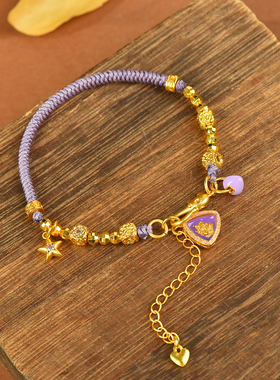 IOEKO女民族风绿度母吊坠手链