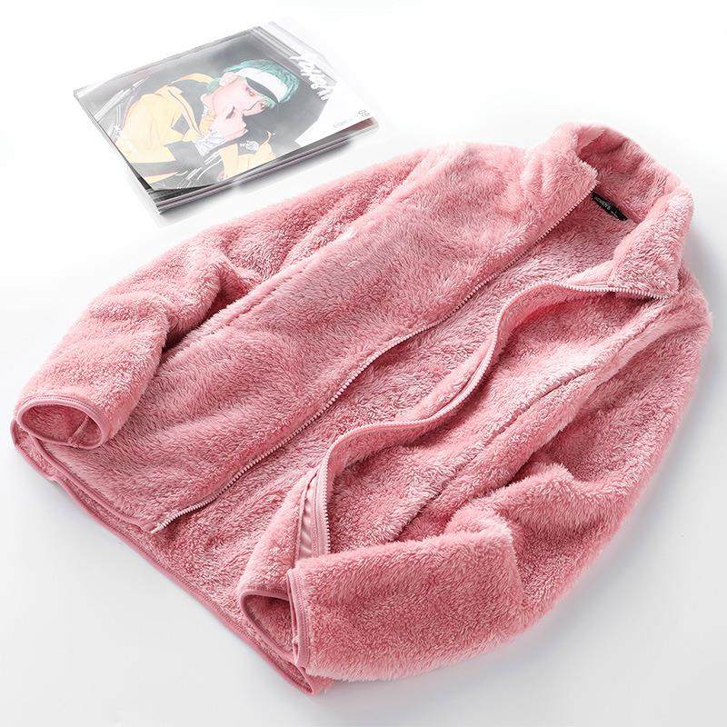 团购珊瑚绒外套女户外情侣抓绒衣秋冬潮流时尚双面绒立领开衫保暖,淘宝优惠券,粉丝福利购,淘宝优惠卷