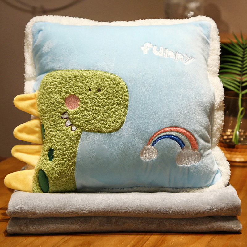 卡通抱枕被子两用靠枕折叠空调毯汽车内靠垫枕头三合一办公室午睡,淘宝优惠券,粉丝福利购,淘宝优惠卷