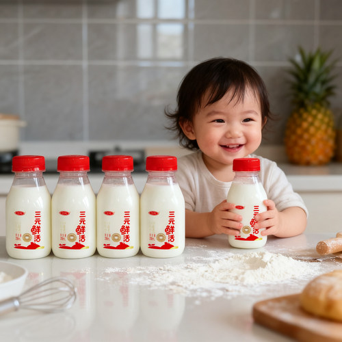 三元鲜活牛奶香芋芋泥厚乳200ml生牛乳低温杀菌学生早餐奶营养奶 - 图3