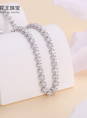 跨境爆款纯银精致奢华闪亮满钻星