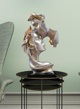 创意家居人物摆件客厅电视酒柜办公室装饰品轻奢高级感艺术小摆设