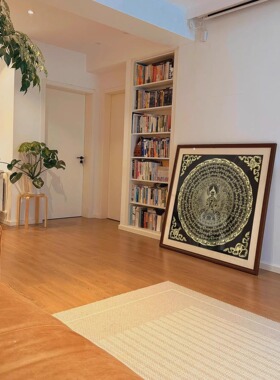 虚空藏画像唐卡手绘diy非遗手工涂色填色成人解压数字油画
