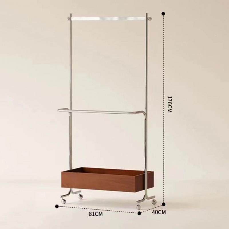 现代中古落地衣架不锈钢挂衣架衣帽架卧室移动服装收纳置物衣帽架,淘宝优惠券,粉丝福利购,淘宝优惠卷