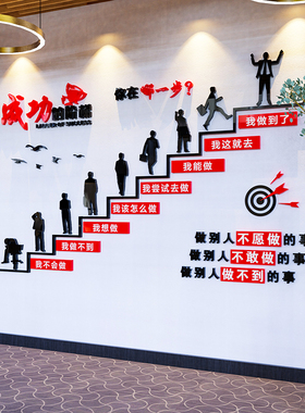 好货公司企业文化墙面装饰画办公室励志标语墙贴纸员工激励会议室