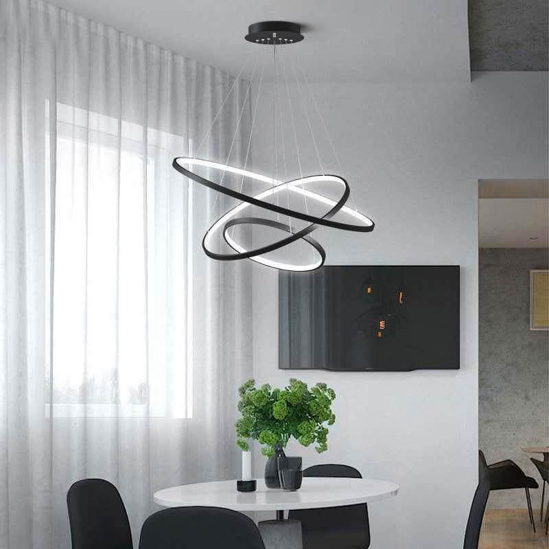 创意时尚LED餐厅灯简约圆环吊灯温馨后现代个性吧台客厅灯餐吊灯,淘宝优惠券,粉丝福利购,淘宝优惠卷
