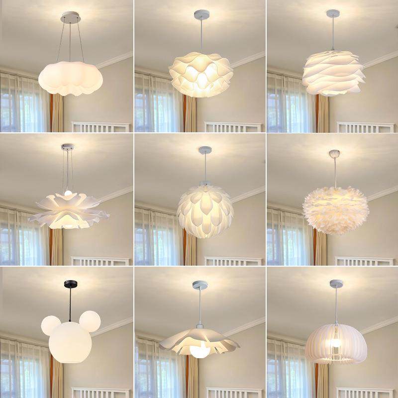 卧室吊灯北欧现代简约餐厅灯吧台灯民宿灯具儿童房吊灯房间灯具L,淘宝优惠券,粉丝福利购,淘宝优惠卷