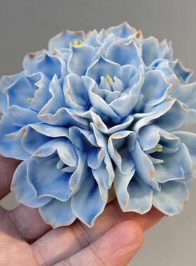 陶瓷永生花手捏陶艺仿真花