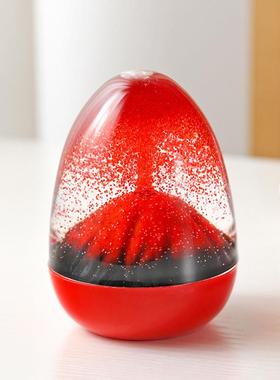 火山喷发沙漏油漏计时器摆