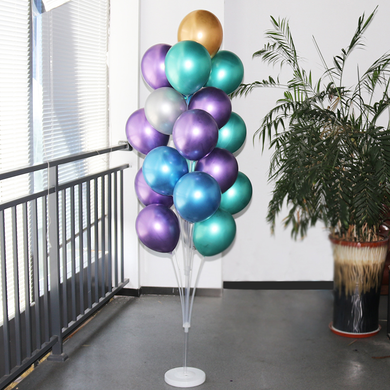 网红2Sets 19 Tubes Balloon Holder Balloons Stand Column Conf - 图1