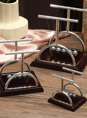 速发物压桌球摆件牛顿摆球办公室撞面工艺品创意礼品生日礼物解理