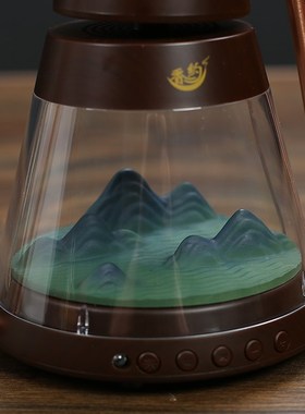 蓝牙音响音乐播放器线香插倒流香氛围灯酒店客厅充电调光夜灯茶道