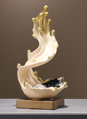 风生水起桌面收纳摆件新中式客厅玄关家居饰品装饰品乔迁家居礼品