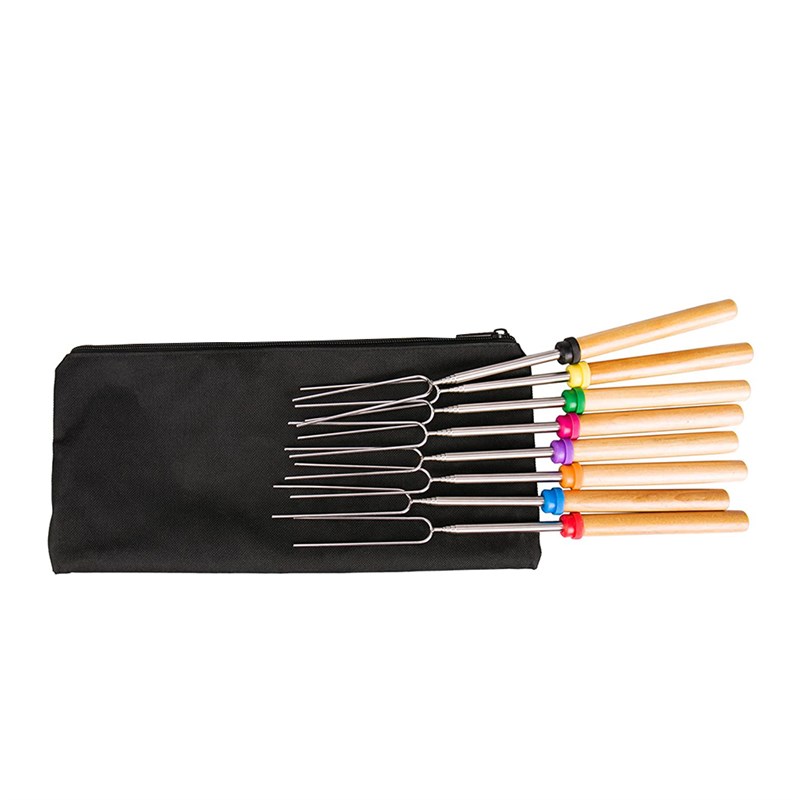 Stainless Steel Roasting Marshmallow Stick Set Extendable - 图0