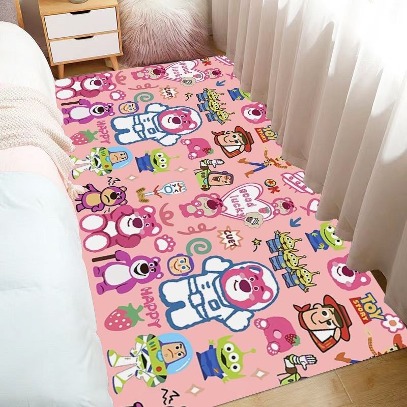 ins风可爱卡通大面积满铺床边毯网红儿童房地毯家居入户门吸水垫,淘宝优惠券,粉丝福利购,淘宝优惠卷