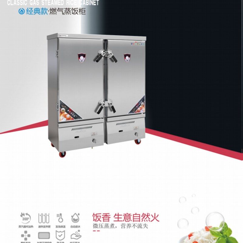 金百川燃气蒸饭柜电蒸箱蒸车海鲜米饭馒头包子全自动食堂双门蒸柜,淘宝优惠券,粉丝福利购,淘宝优惠卷