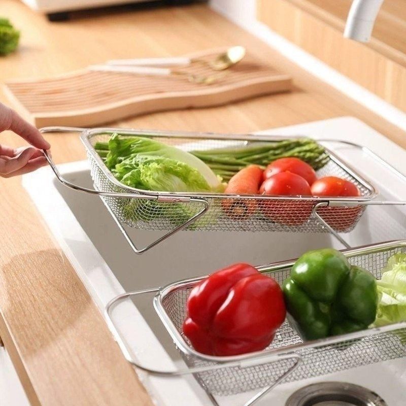 不锈钢专用沥水篮厨房水池伸缩洗菜盆沥水架多功能餐具碗筷沥水架,淘宝优惠券,粉丝福利购,淘宝优惠卷