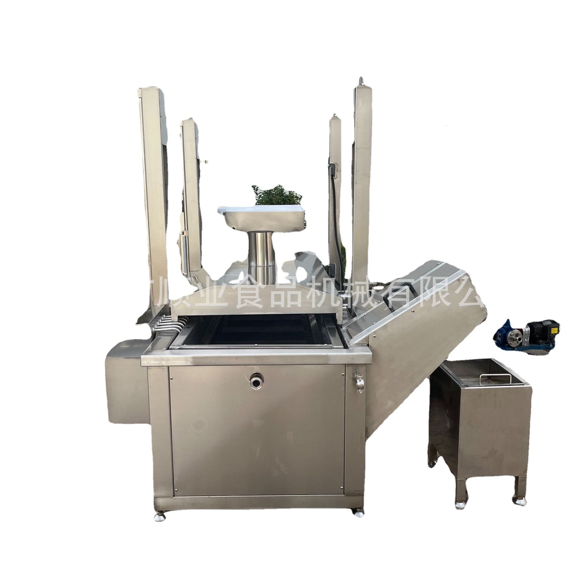 鲜豆腐串油炸机 炸鱼豆腐豆腐串油炸机流水线 食品厂鱼类油炸设备,淘宝优惠券,粉丝福利购,淘宝优惠卷