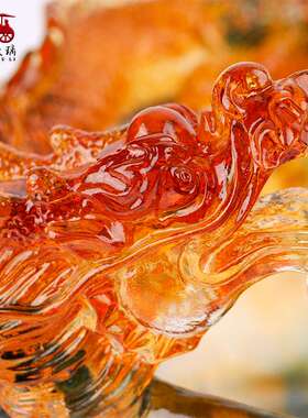 琉璃聚宝盆双龙戏珠店铺开业搬家乔迁送礼摆件新房钥匙收纳玄关