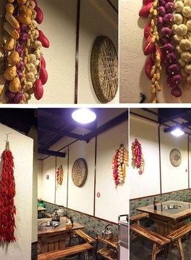 速发幼儿园环谷材料秋天主题墙丰收节道具装饰五创丰登杂粮摆件辣