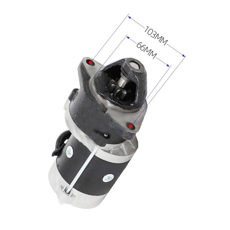 柴油机发电机配件大全186F192195F198F1100F减速马达偏心启起动机 - 图2