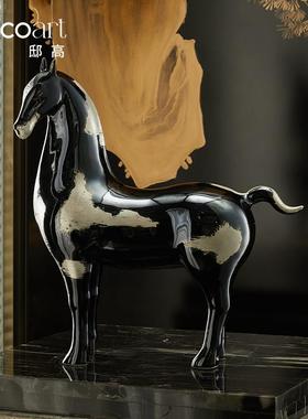 新中式茶空间家具布置茶具装饰品摆件茶室氛围布置高级感软装设计