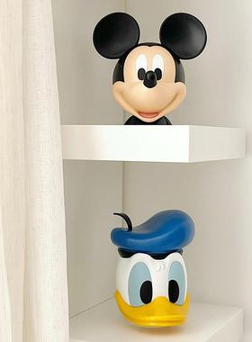 存钱罐可爱卡通米奇头唐老鸭桌面小摆件生日礼物家居软装装饰摆设