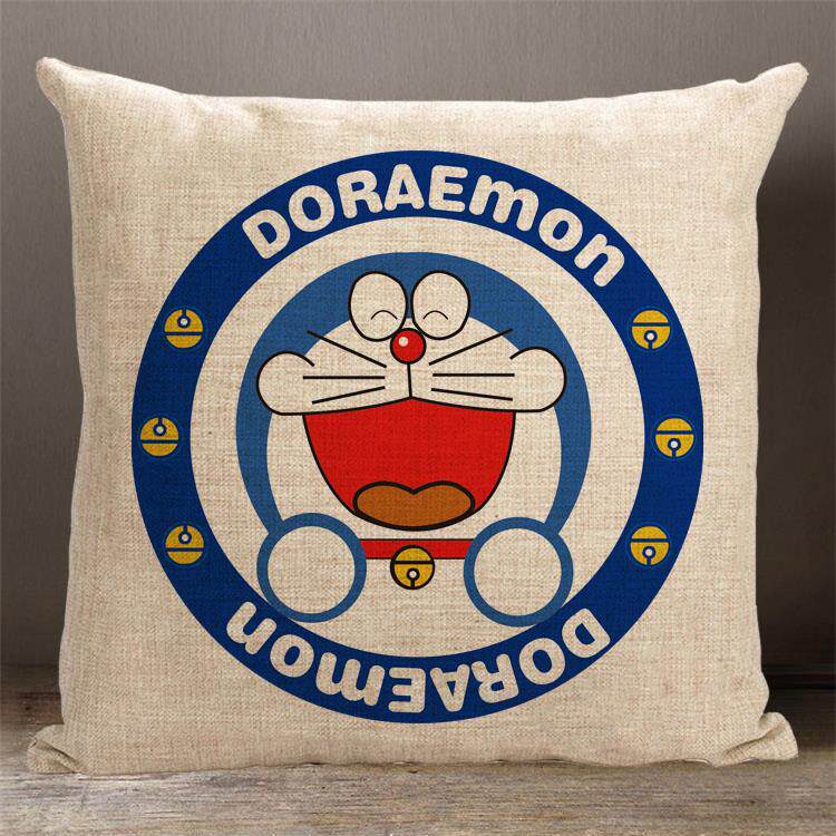 动漫抱枕叮当机器猫哆啦A梦车用床沙发靠枕坐垫靠垫周边定制芯套 - 图0