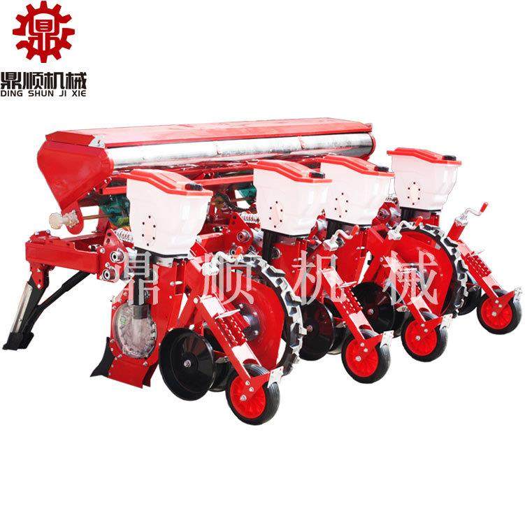 出口甜玉米黏玉米施肥精播机 四轮车带悬浮式玉米播种机2-6行可种,淘宝优惠券,粉丝福利购,淘宝优惠卷