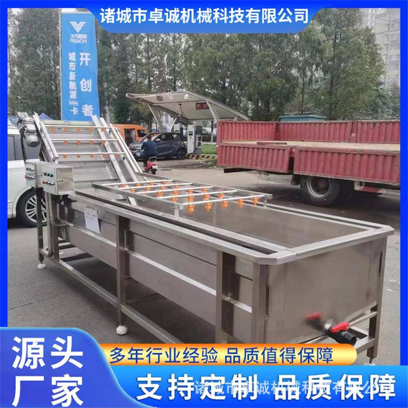 毛豆花净生去泥气泡清洗机机 柑橘洗果山楂梨大QEH枣气泡喷淋 洗 - 图0