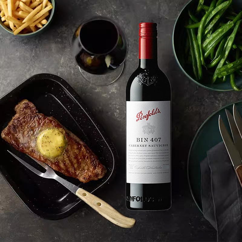 【自营】澳洲奔富BIN407赤霞珠干红螺旋盖大贸可开票Penfolds