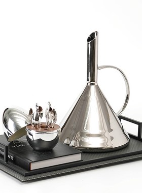 法式轻奢蛋形刀叉勺n餐具收纳套装样板间餐厅售楼处厨房装饰摆件