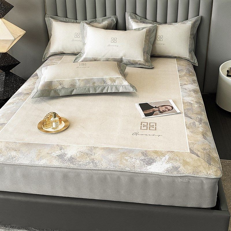 A类可水洗凉席床笠款三件套冰丝席夏季空调软O席子1.8m床可折叠,淘宝优惠券,粉丝福利购,淘宝优惠卷