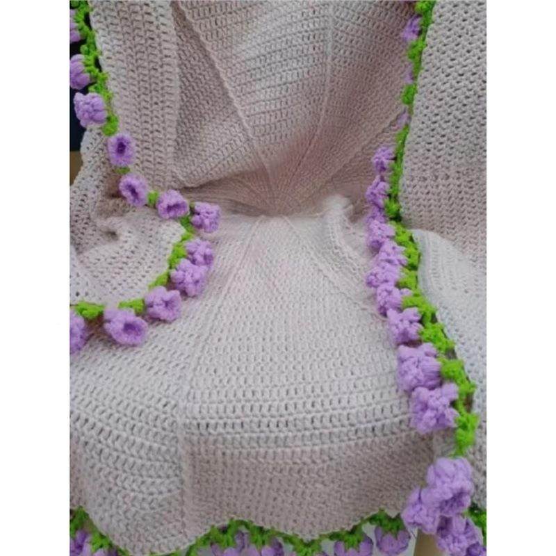 玫瑰束毯子iy花材料包线JHZ牛奶棉毛d团手工编织毛毯创意送闺蜜礼,淘宝优惠券,粉丝福利购,淘宝优惠卷