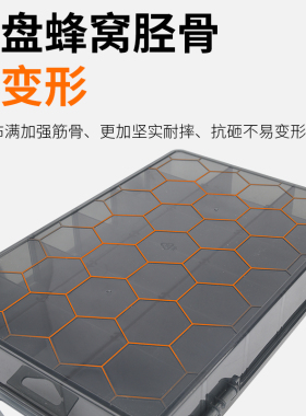 工具盒多格零件盒透明塑料分格箱小零件收纳盒螺丝盒电子元件分类