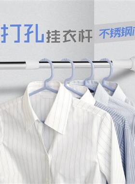 衣橱衣柜挂衣杆宿舍衣柜伸缩杆免打孔可调节柜横杆架子衣杆挂衣服