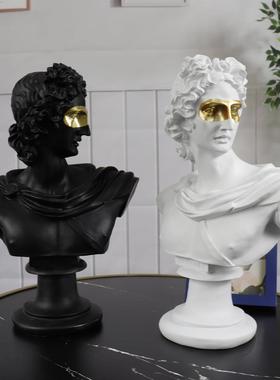 大卫维纳斯雕像办公室客厅现代简约艺术品北欧树脂人物雕塑摆件