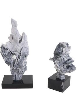 新中式太湖石抽象创意玄关装饰品样板间客厅茶室博古架工术品摆件