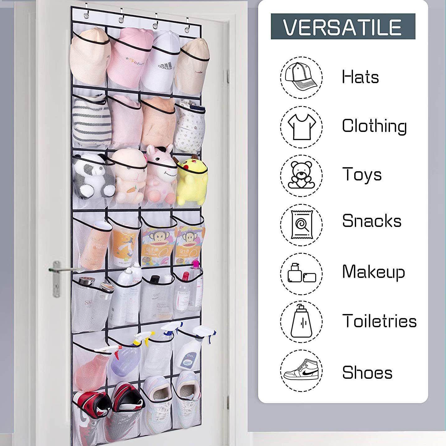 新品28格无纺布门后透明网布帽靴子衣柜大号多层收纳鞋挂袋,淘宝优惠券,粉丝福利购,淘宝优惠卷