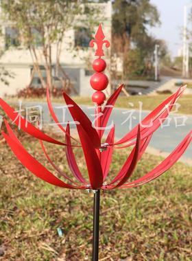 新品HarlowWindSpinnerRotator哈洛风旋转器铁艺风车园艺地插